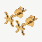 Dainty Pisces Studs
