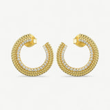Rope Twist Statement Earrings