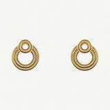 Double Open Circle Earrings