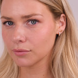 Mini CZ Huggie Earrings