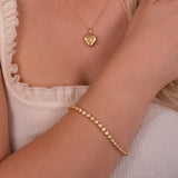 Classic Rub-Set Tennis Bracelet