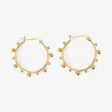 Beaded Hoops