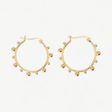 Beaded Hoops