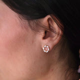 Marquise Circle Studs