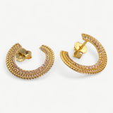 Rope Twist Statement Earrings