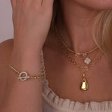 Pavé Clover Necklace