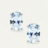 Oval Solitaire Studs