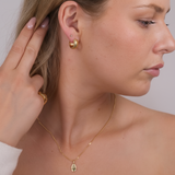 Statement Pleated Hoops