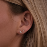 Princess Solitaire Studs