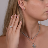 Oval Solitaire Studs