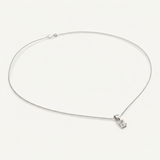 Oval Solitaire Necklace