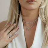 Statement Paperclip Necklace