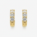 Mini CZ Huggie Earrings