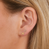 Dainty Pisces Studs