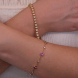 Red Multi Clover Bracelet