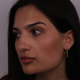 Beaded Hoops