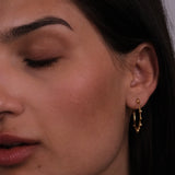 Beaded Hoops