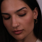 Beaded Hoops