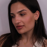Double Open Circle Necklace