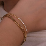 CZ Bead Bracelet