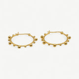 Beaded Hoops