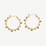 Beaded Hoops