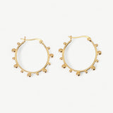 Beaded Hoops