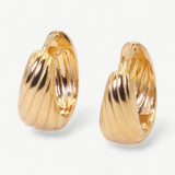 Vintage Ribbed Hoops