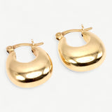 Chunky Oval Hoops