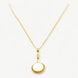 Mother of Pearl Spinning Necklace