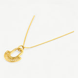 Deco Fan Necklace