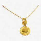 Solstice Open Disc Necklace