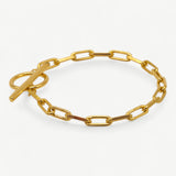 Paperclip T-Bar Bracelet