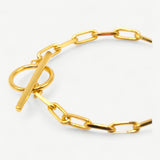 Paperclip T-Bar Bracelet