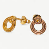 Double Open Circle Earrings