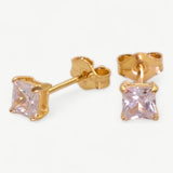 Princess Solitaire Studs