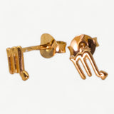 Dainty Scorpio Studs