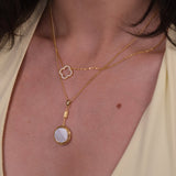 Mother of Pearl Spinning Necklace
