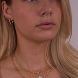 Essential CZ Half Hoops
