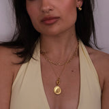 Solstice Open Disc Necklace