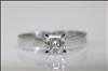 Platinum diamond solitaire ring