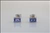 18ct white gold tanzanite stud earrings