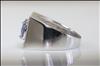 18ct white gold sapphire and diamond dress ring