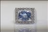 18ct white gold sapphire and diamond dress ring