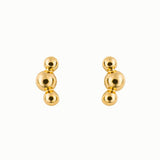 Triple Ball Earrings