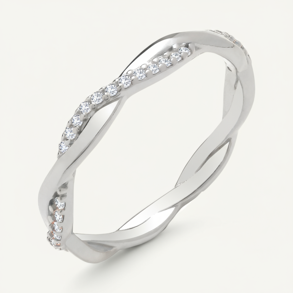 Twist Eternity Ring