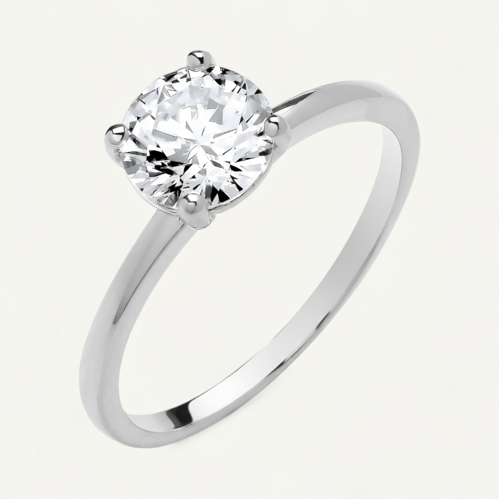 Round Solitaire Ring