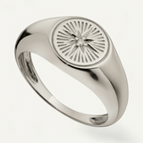 CZ Signet Ring