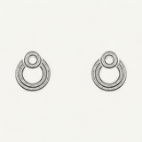 Double Open Circle Earrings