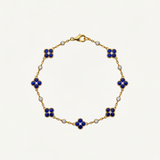 Blue Multi Clover Bracelet